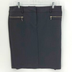 New Direction black pencil skirt. Size 12..mature women's bassic black skirt.
